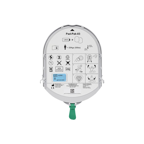 HeartSine Samaritan PAD-Pak (battery and electrodes), adult, compatible with 300P/350P/360P/500P