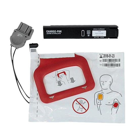 Physio-Control Lifepak CR Plus Battery + Electrodes