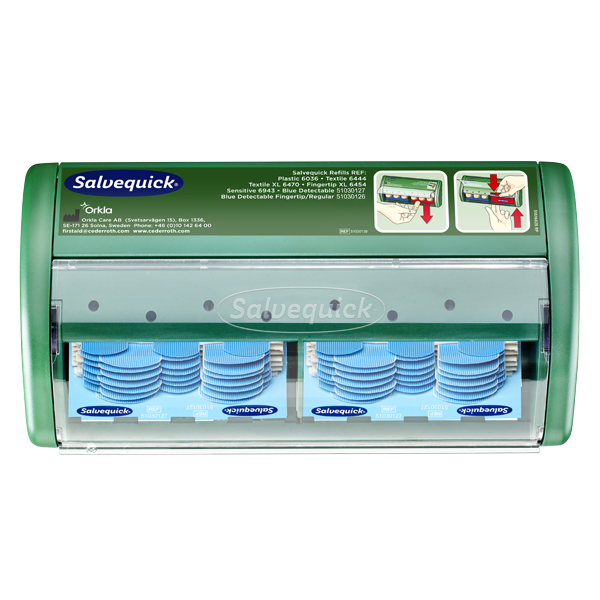 Cederroth Automatic Plaster Dispenser with Blue Detectable Plasters