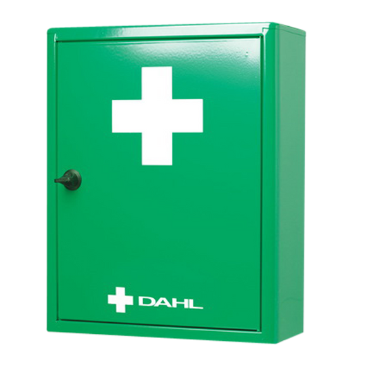 DAHL Metal First Aid Cabinet Large with complete contents