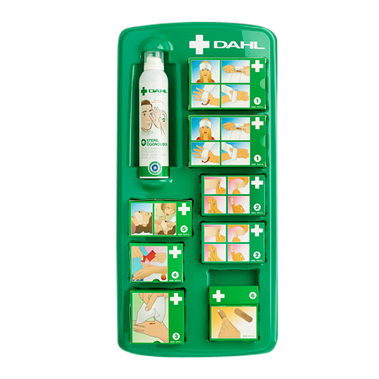 DAHL First aid display board D4, beige content