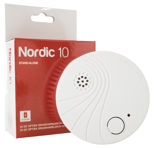 Nordic 10 Smoke Detector (Stand Alone)