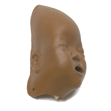 Laerdal Faces for Little Baby/Baby Anne, dark skin tone, 6 pieces
