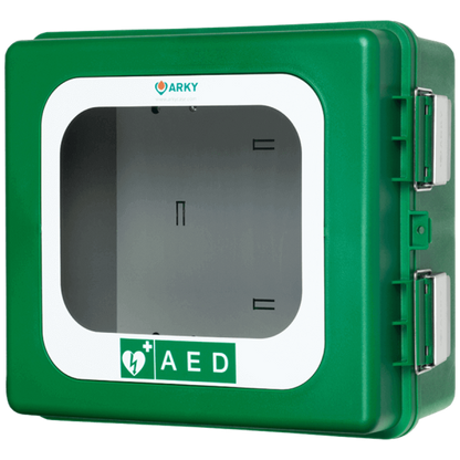 ARKY outdoor defibrillator cabinet with heating